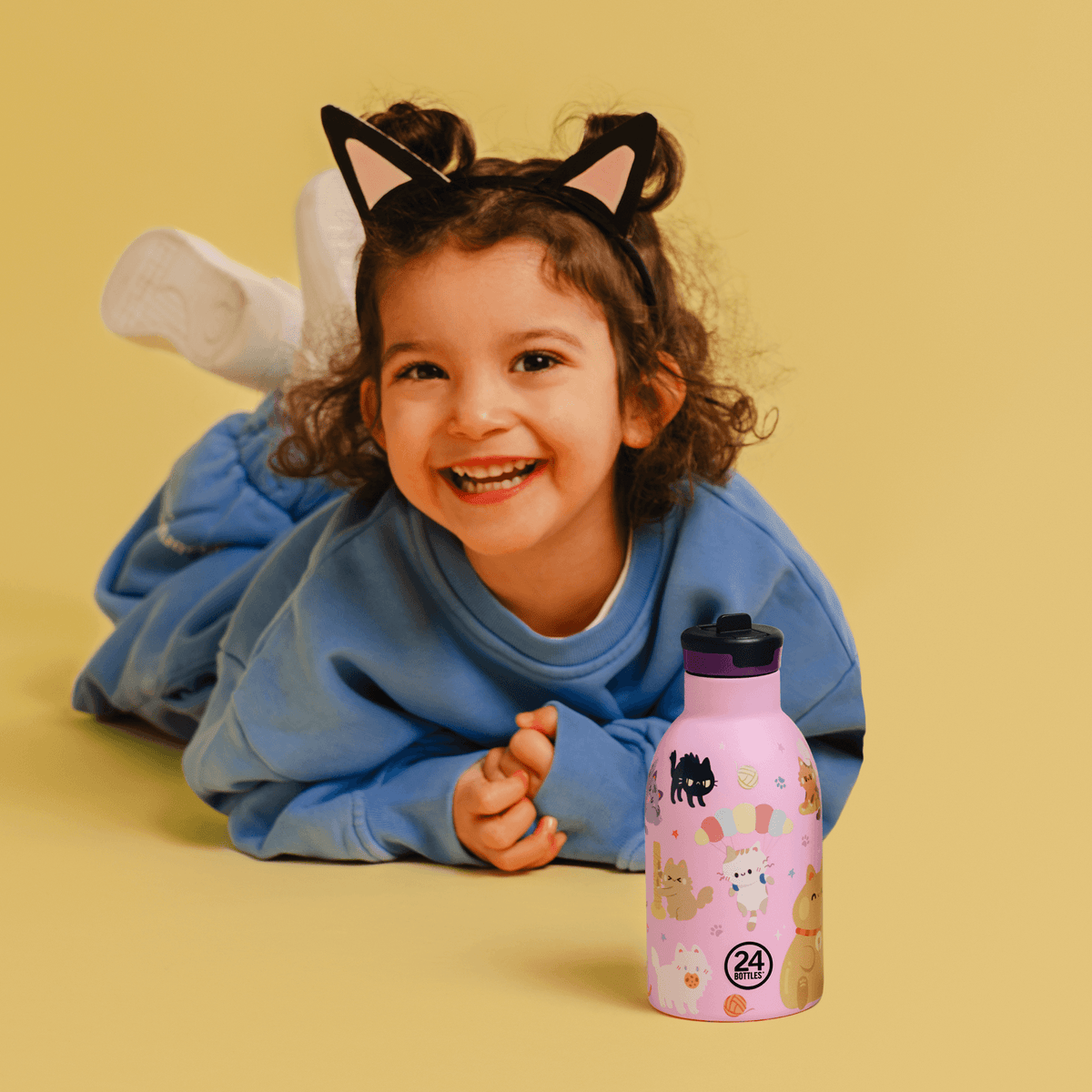 Kids Insulated Bottle | Meow Friends - 330 ml
