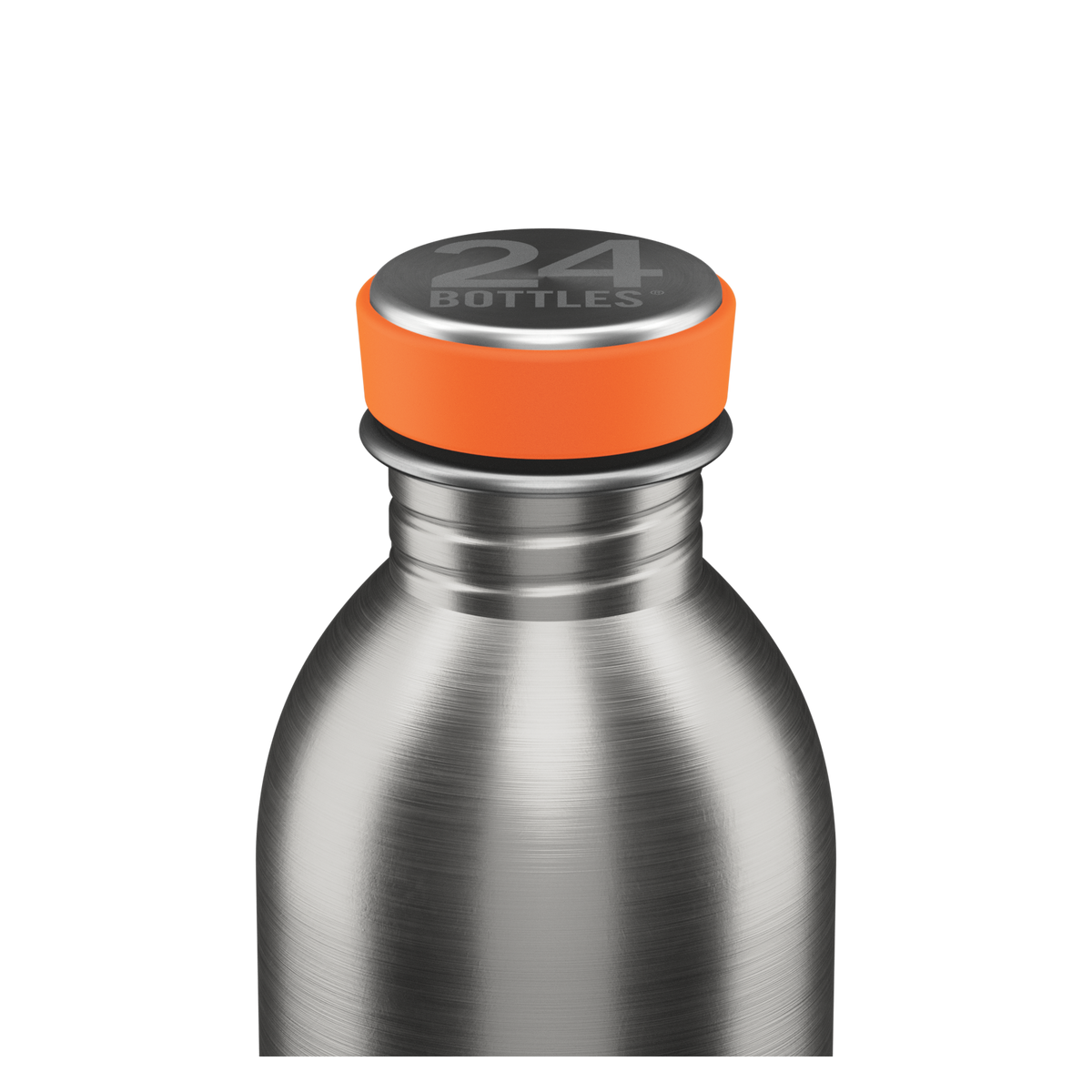 Brushed Steel 250 ml Urban Bottle 24Bottles®