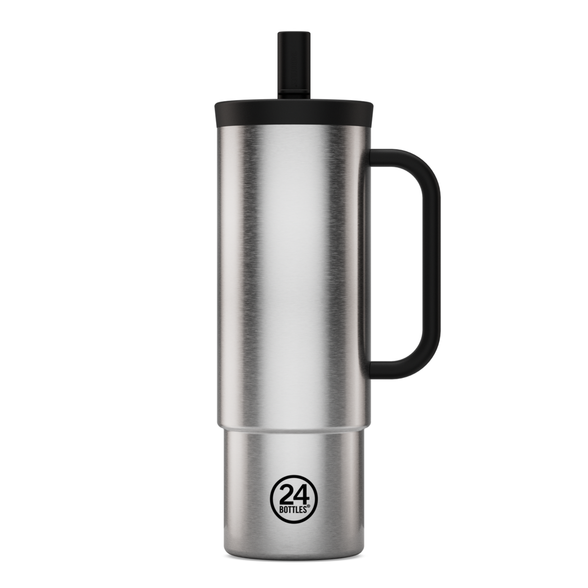 Straw Cup | Brushed Steel - 800 ml
