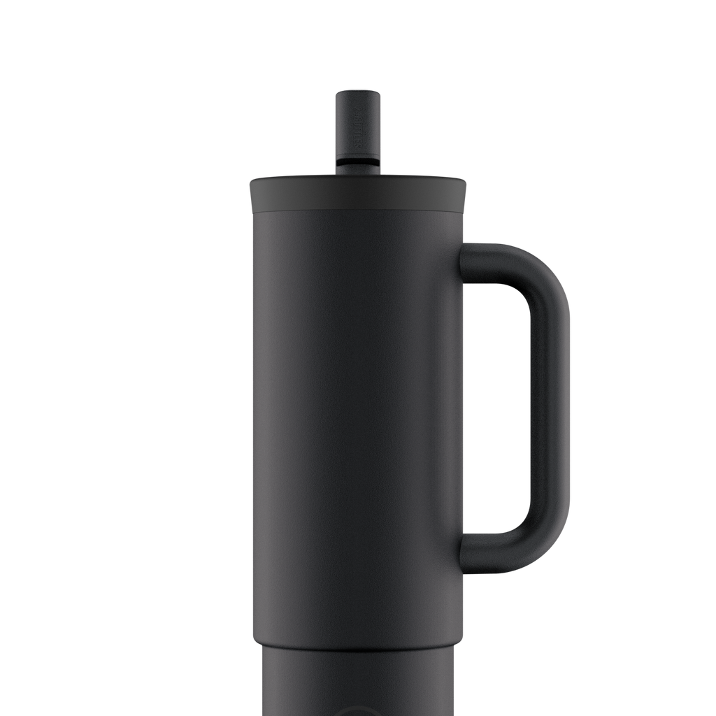 Straw Cup | Tuxedo Black - 800 ml
