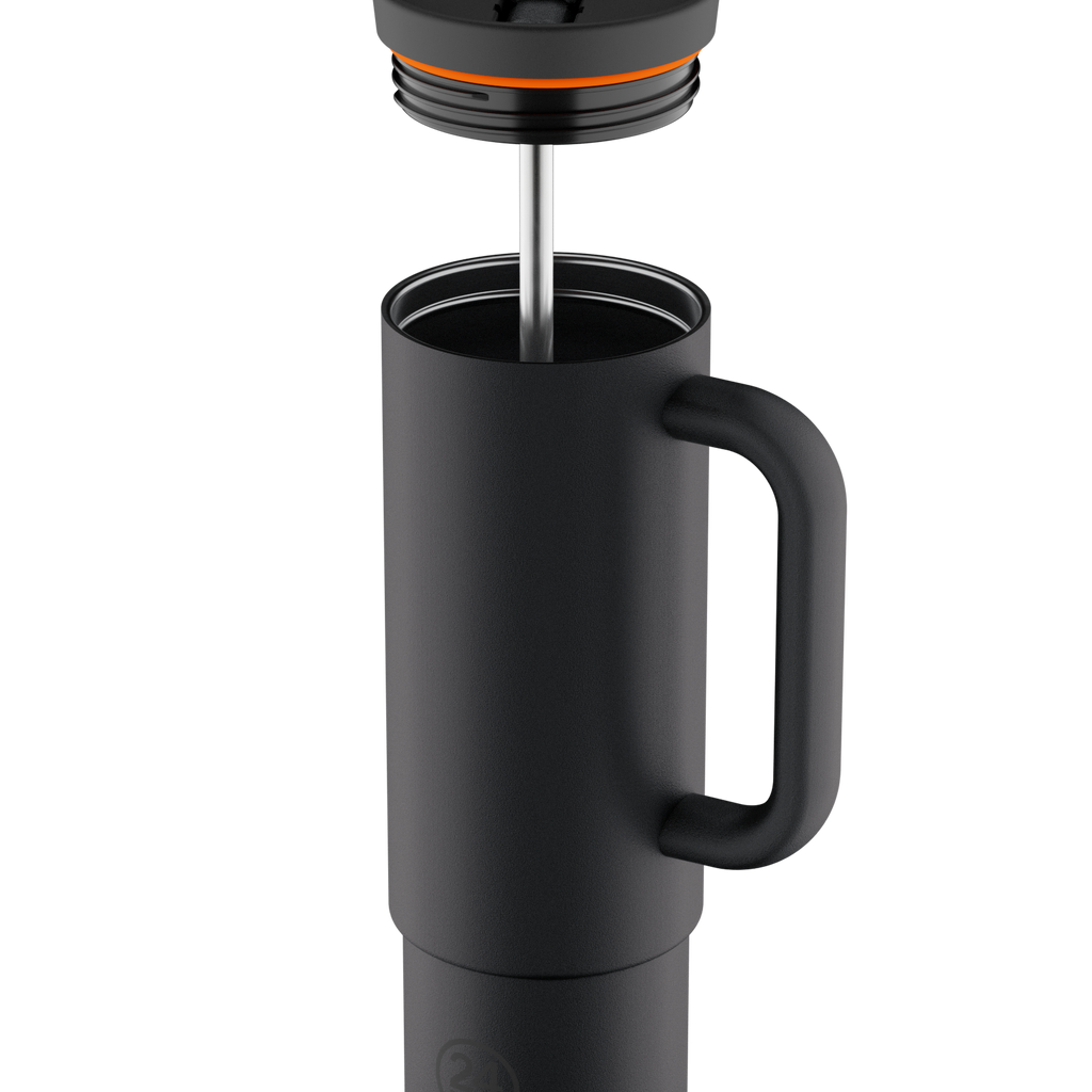 Straw Cup | Tuxedo Black - 800 ml