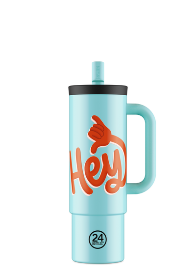 Straw Cup | Hey! Blue - 800 ml