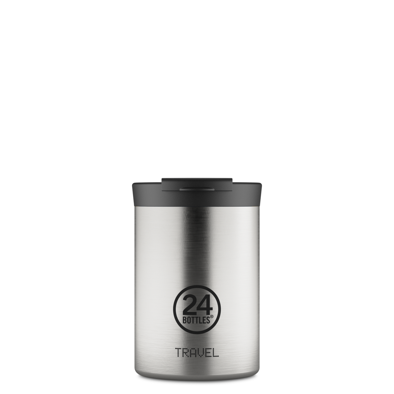 Travel Tumbler | Brushed Steel - 350 ml 