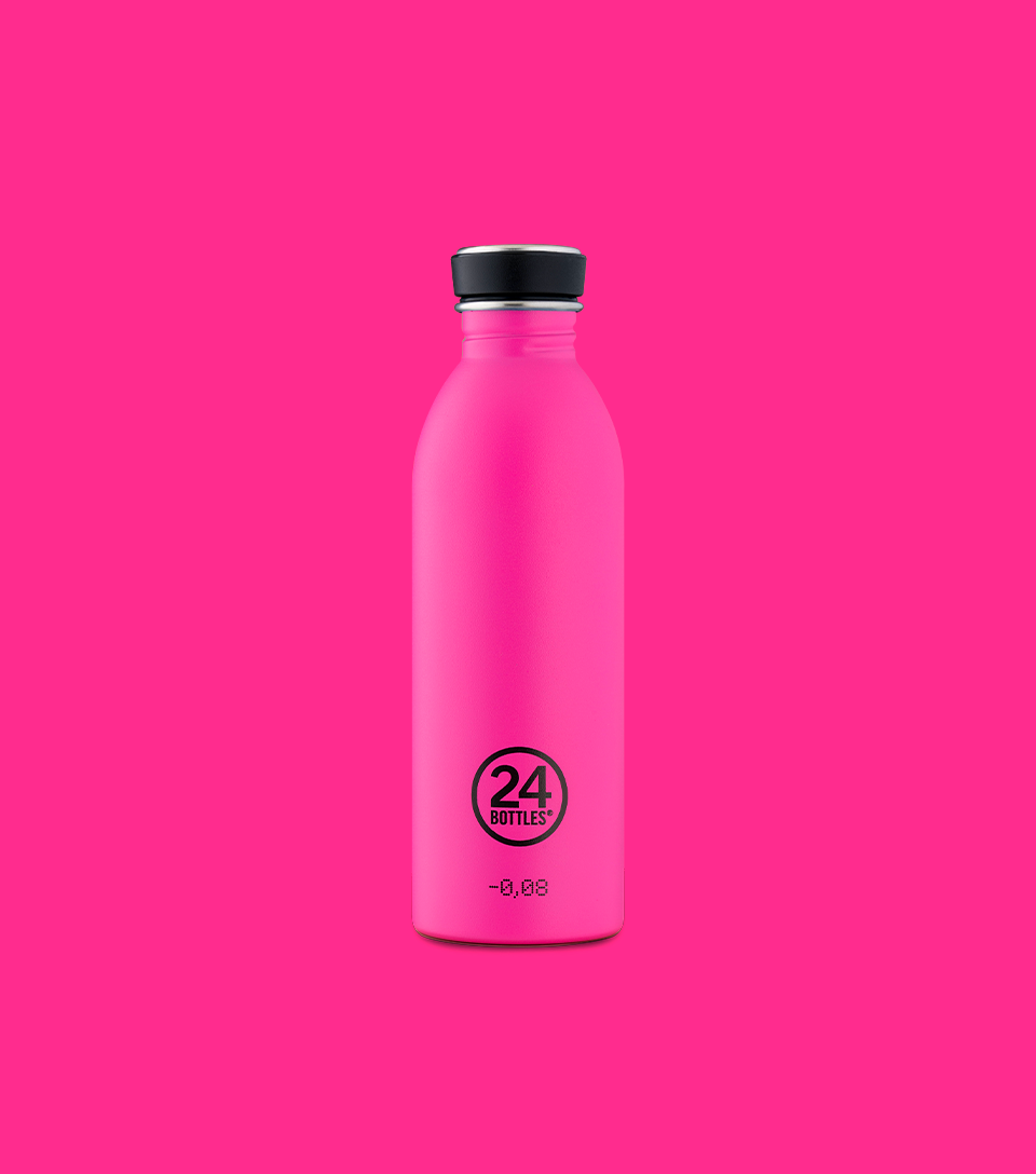 24Bottles Urban Bottle – Stainless Steel Water Bottle 1 Litre, 500 ml, 250  ml – Water Bottle for Gym and Sport, 100% Safe Airtight BPA-Free