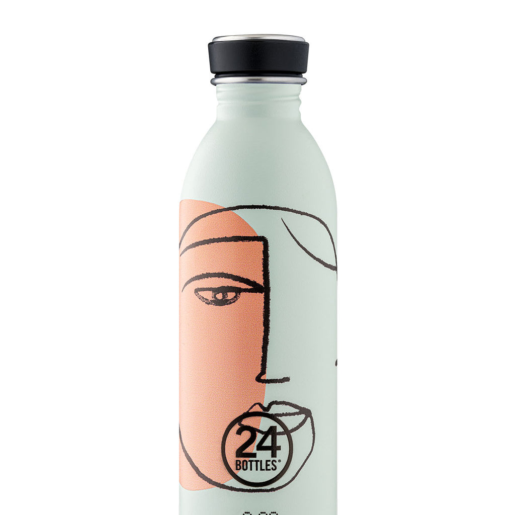 24Bottles Super Lightweight Reusable Stainless Steel Water  Bottle, BPA , Urban Bottle, Original Italian Design, Lagoon Blue, 500 ml :  Sports & Outdoors