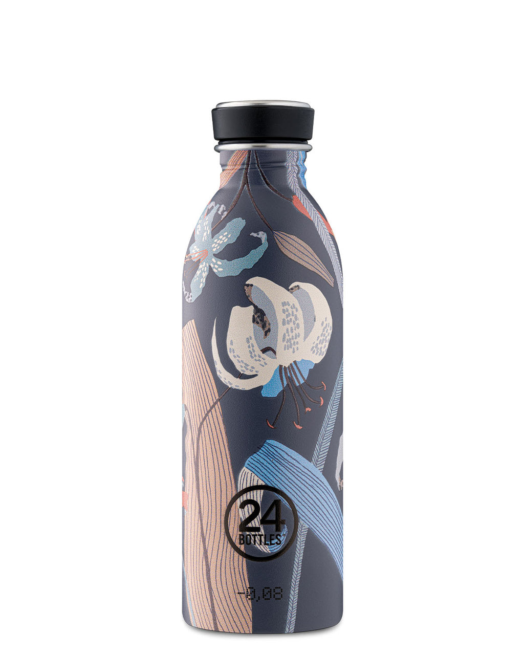 24 Bouteilles D'eau Réutilisables Urban Bottle 500 Ml - Acier Inoxydable 18/8, Sans BPA - Couvercle Anti-fuite, Ouverture Large - Légères Et Compactes